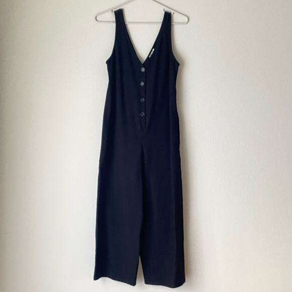 Sadie‎ & Sage sz S black sleeveless wide leg Jumpsuit - Picture 1 of 10